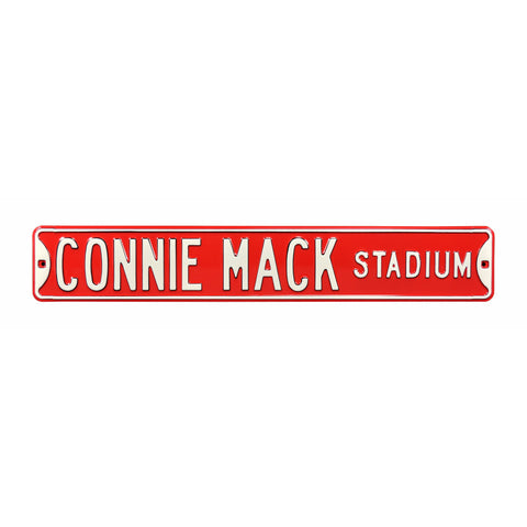 Philadelphia Phillies - CONNIE MACK STADIUM - Embossed Steel Street Sign