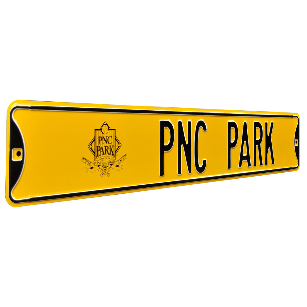 Pittsburgh Pirates - PNC PARK - Embossed Steel Street Sign