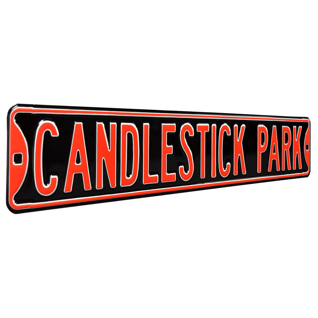 San Francisco Giants - CANDLESTICK PARK - Embossed Steel Street Sign