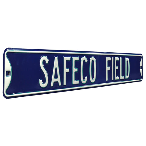 Seattle Mariners - SAFECO FIELD - Embossed Steel Street Sign