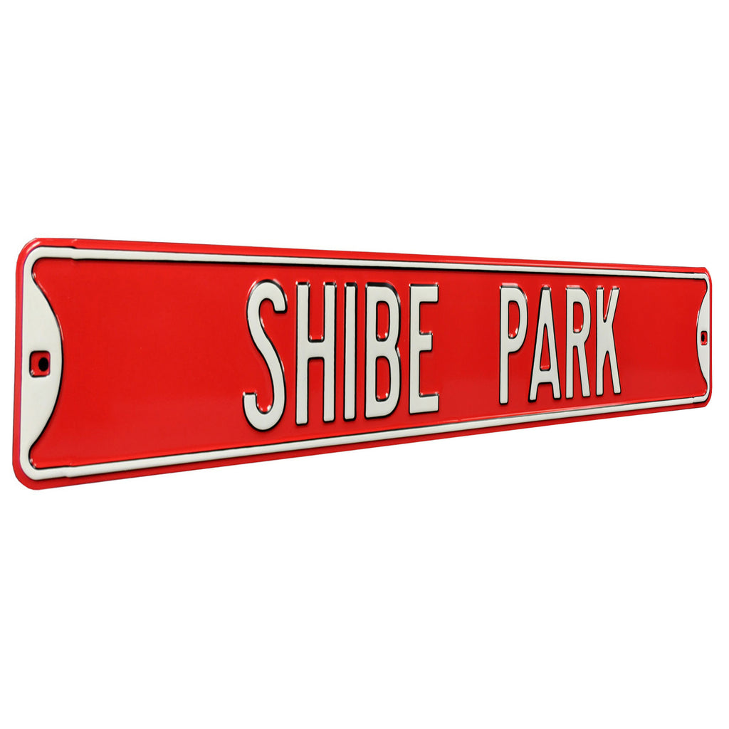 Philadelphia Phillies - SHIBE PARK - Embossed Steel Street Sign
