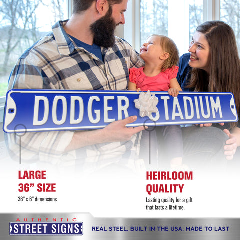 Authentic Street Signs Dodger Stadium Street Sign, Steel