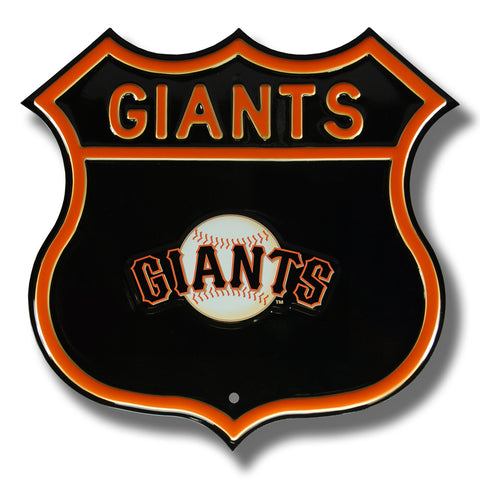 San Francisco Giants Embossed Steel Route Sign