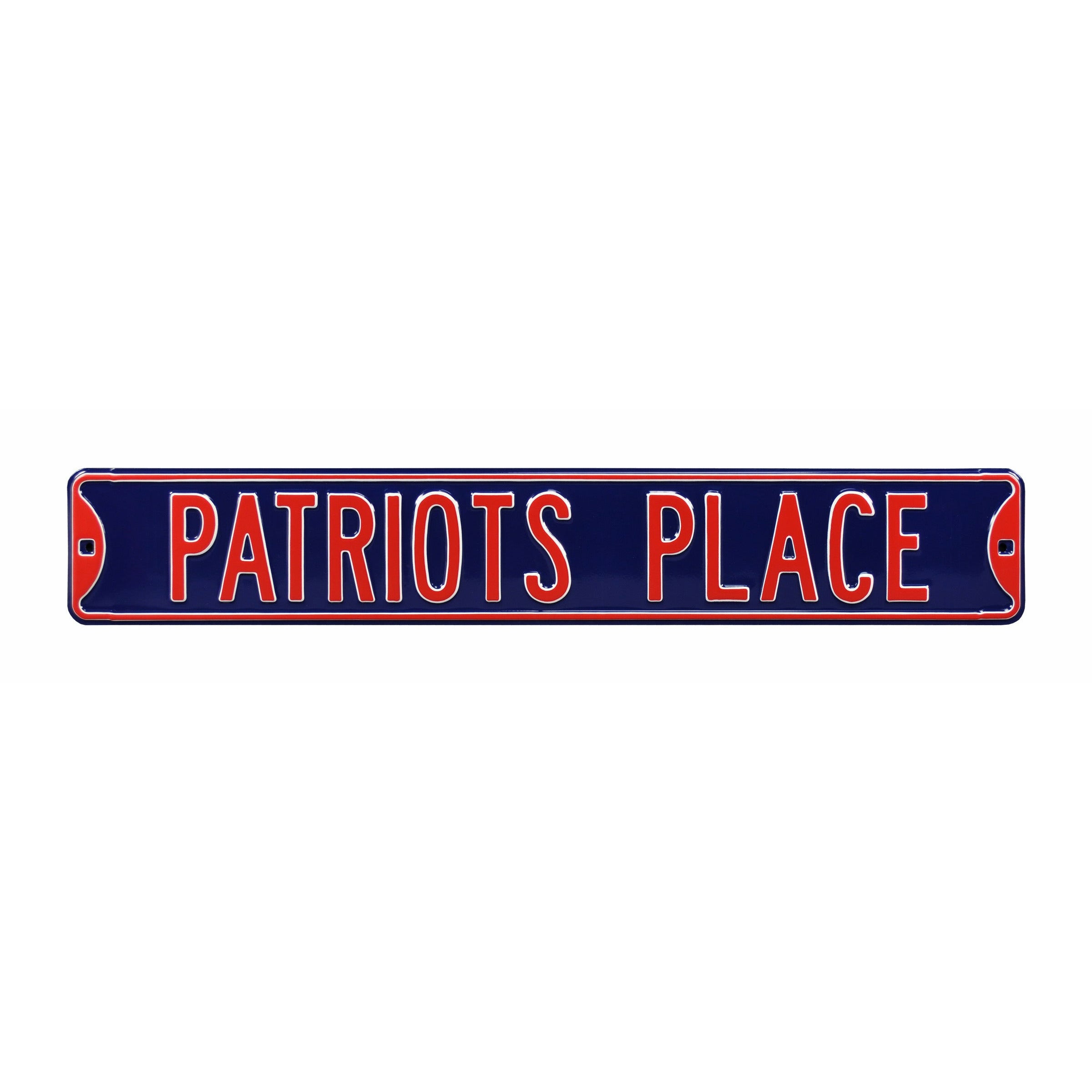 New England Patriots - PATRIOTS PLACE - Embossed Steel Street Sign