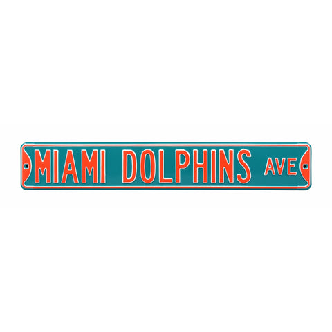 Miami Dolphins Steel Super Magnet – authenticstreetsigns