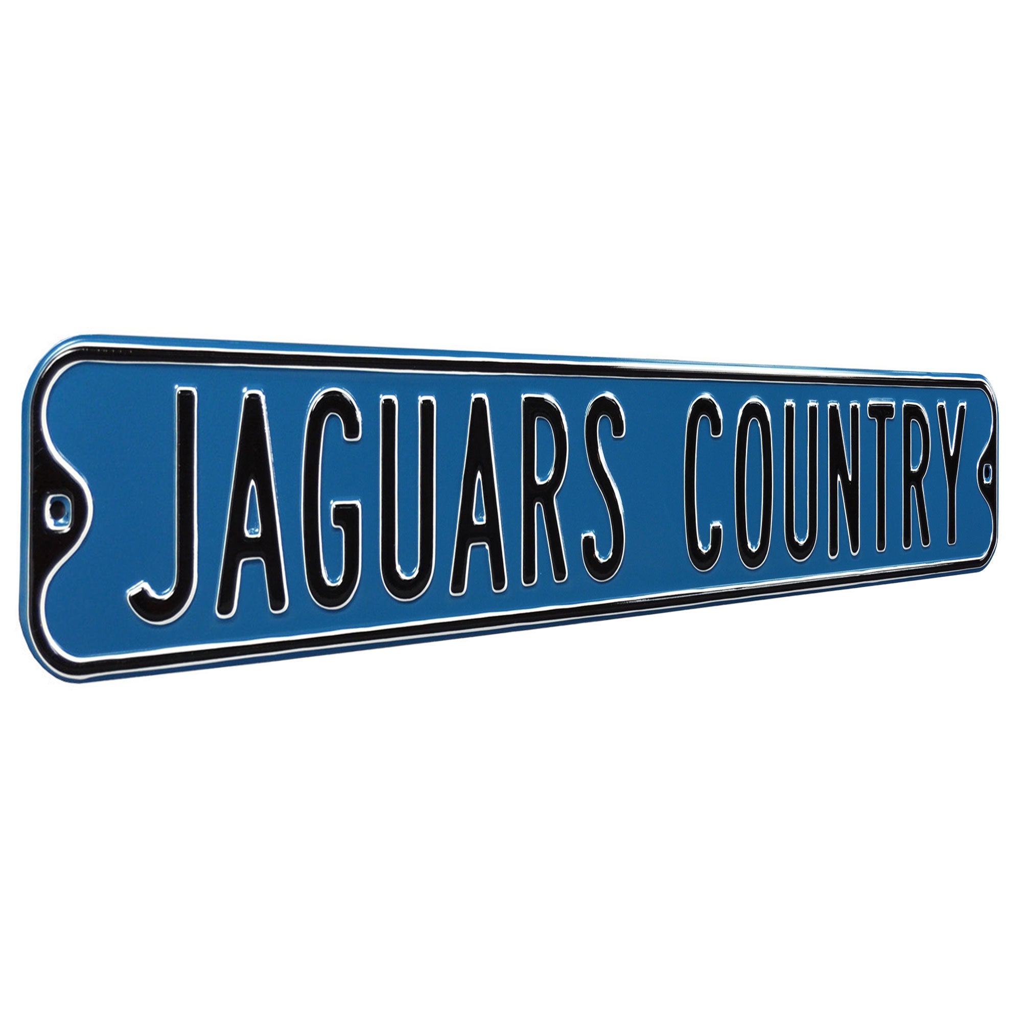 Jacksonville Jaguars - JAGUARS COUNTRY - Embossed Steel Street Sign