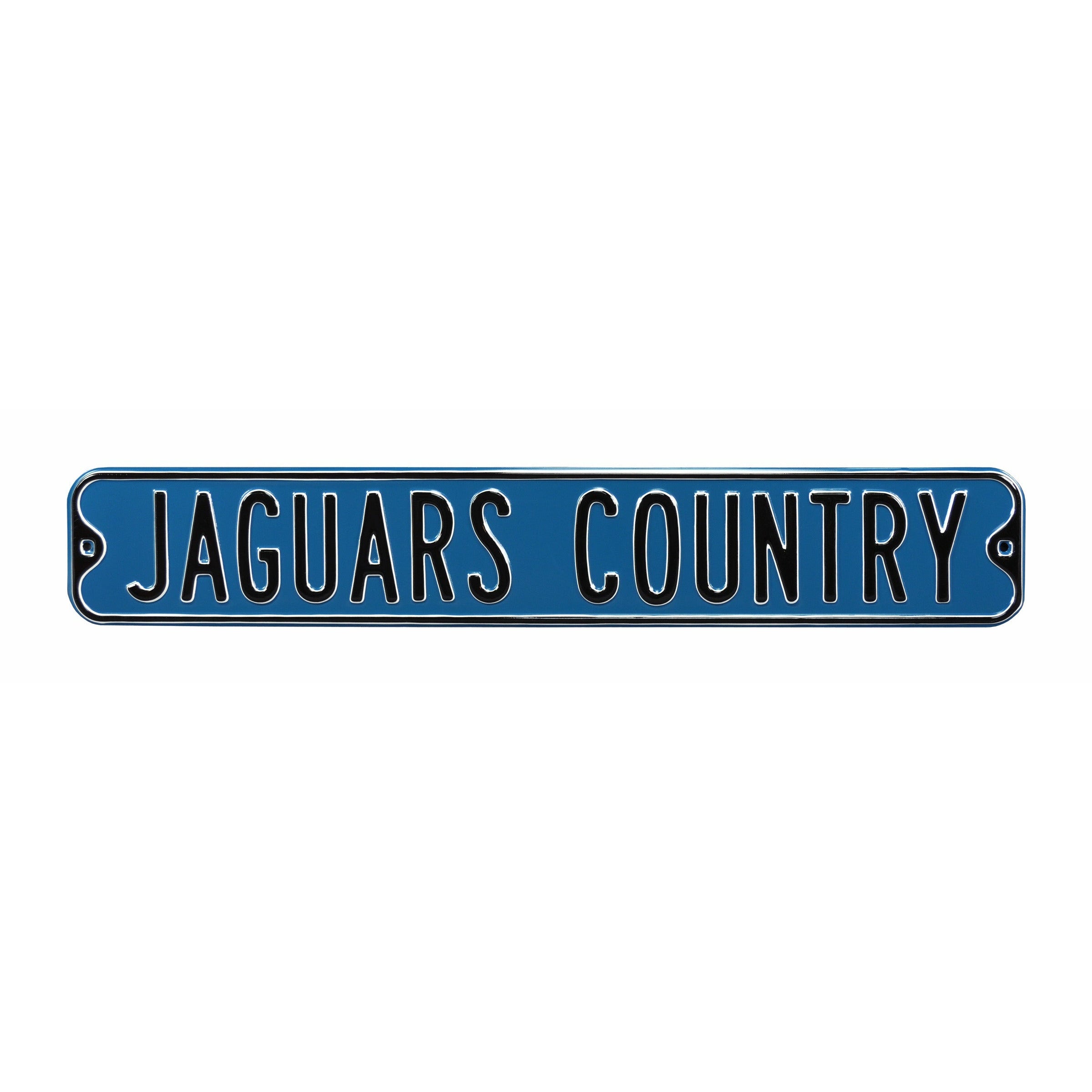 Jacksonville Jaguars - JAGUARS COUNTRY - Embossed Steel Street Sign