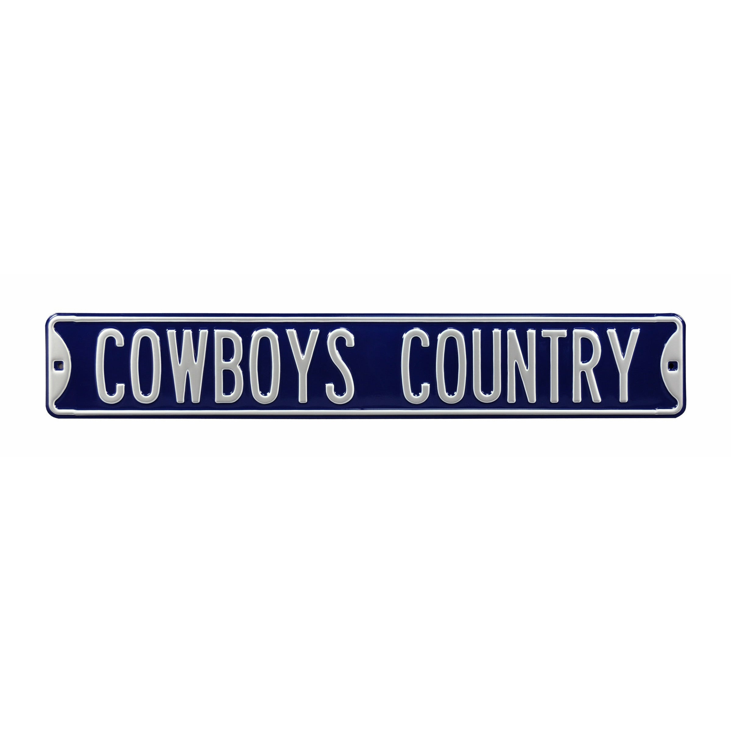 Dallas Cowboys - COWBOYS COUNTRY - Embossed Steel Street Sign