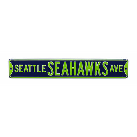 Authentic Street Signs Seattle Seahawks Metal 12-in H x 12-in W