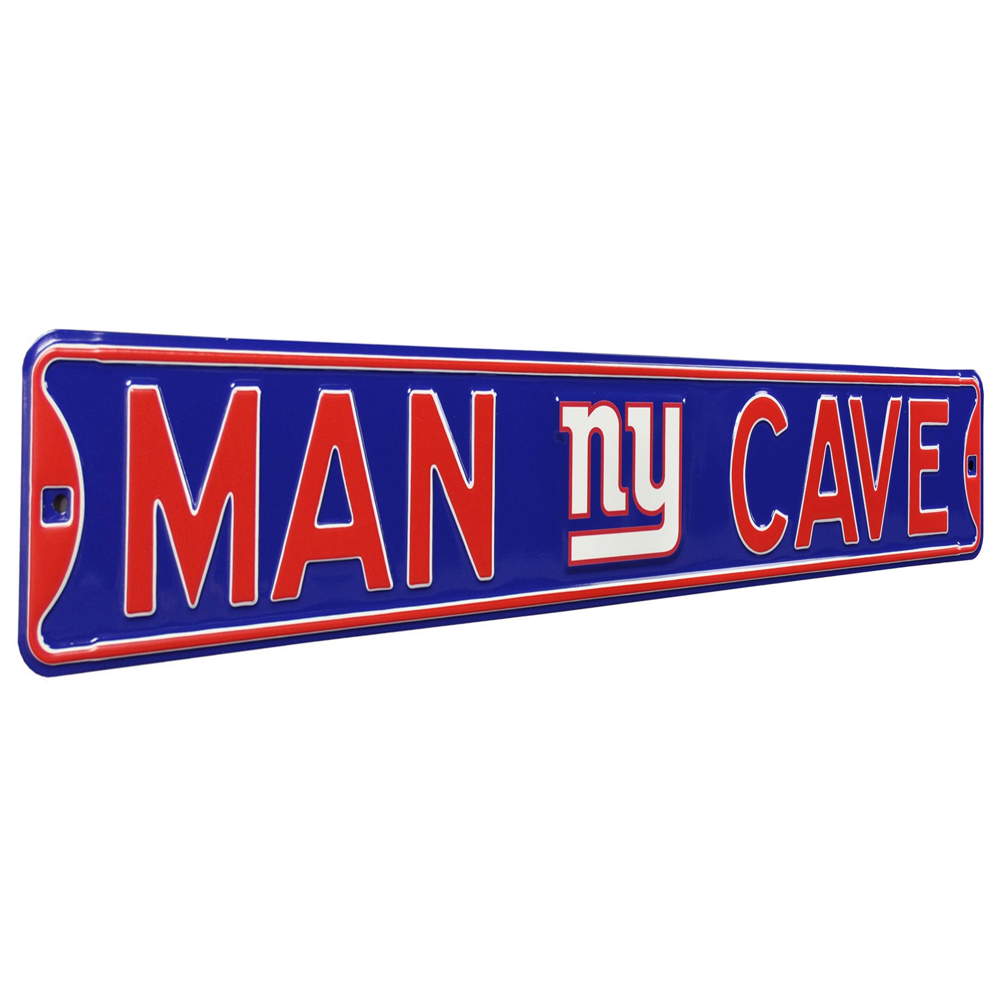 New York Giants - MAN CAVE - Embossed Steel Street Sign