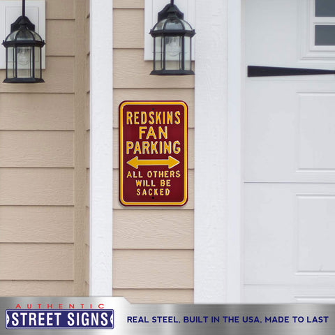 Washington Redskins Parking Only Sign, Washington Redskins