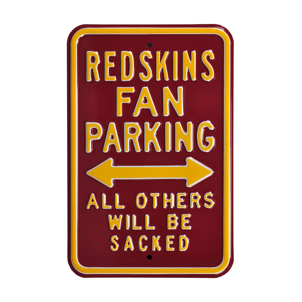 Washington Redskins Parking Only Sign, Washington Redskins