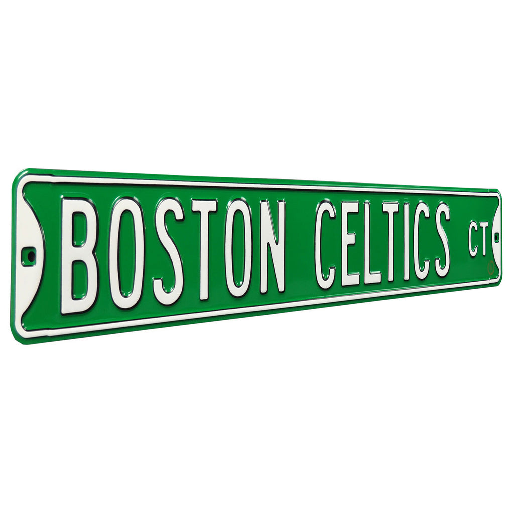 Boston Celtics - BOSTON CELTICS CT - Embossed Steel Street Sign
