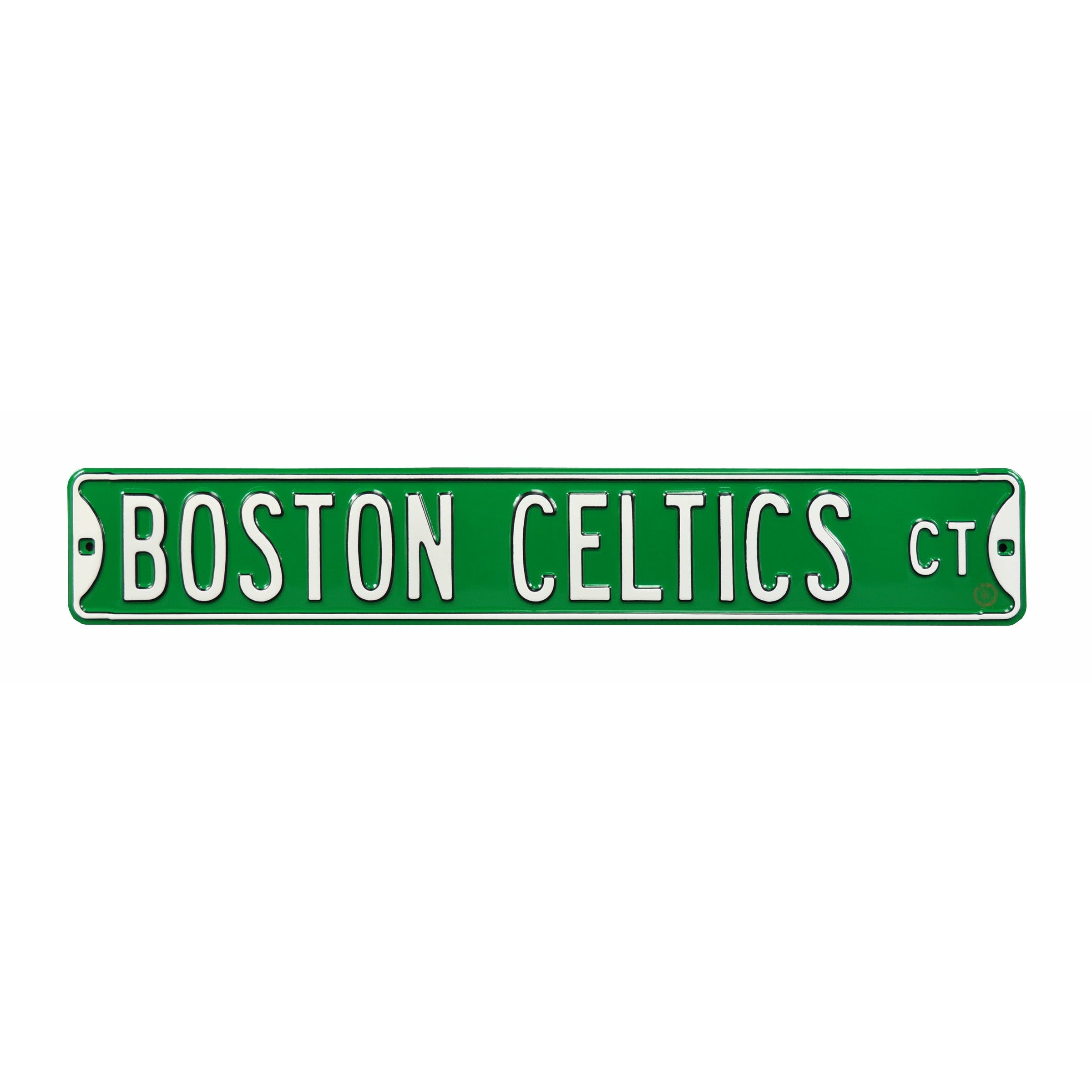 Boston Celtics - BOSTON CELTICS CT - Embossed Steel Street Sign