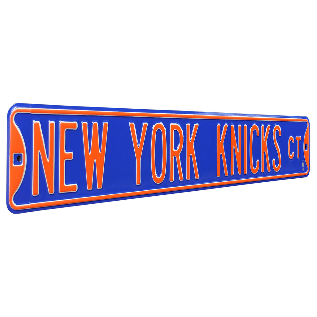 New York Knicks - NEW YORK KNICKS CT - Embossed Steel Street Sign