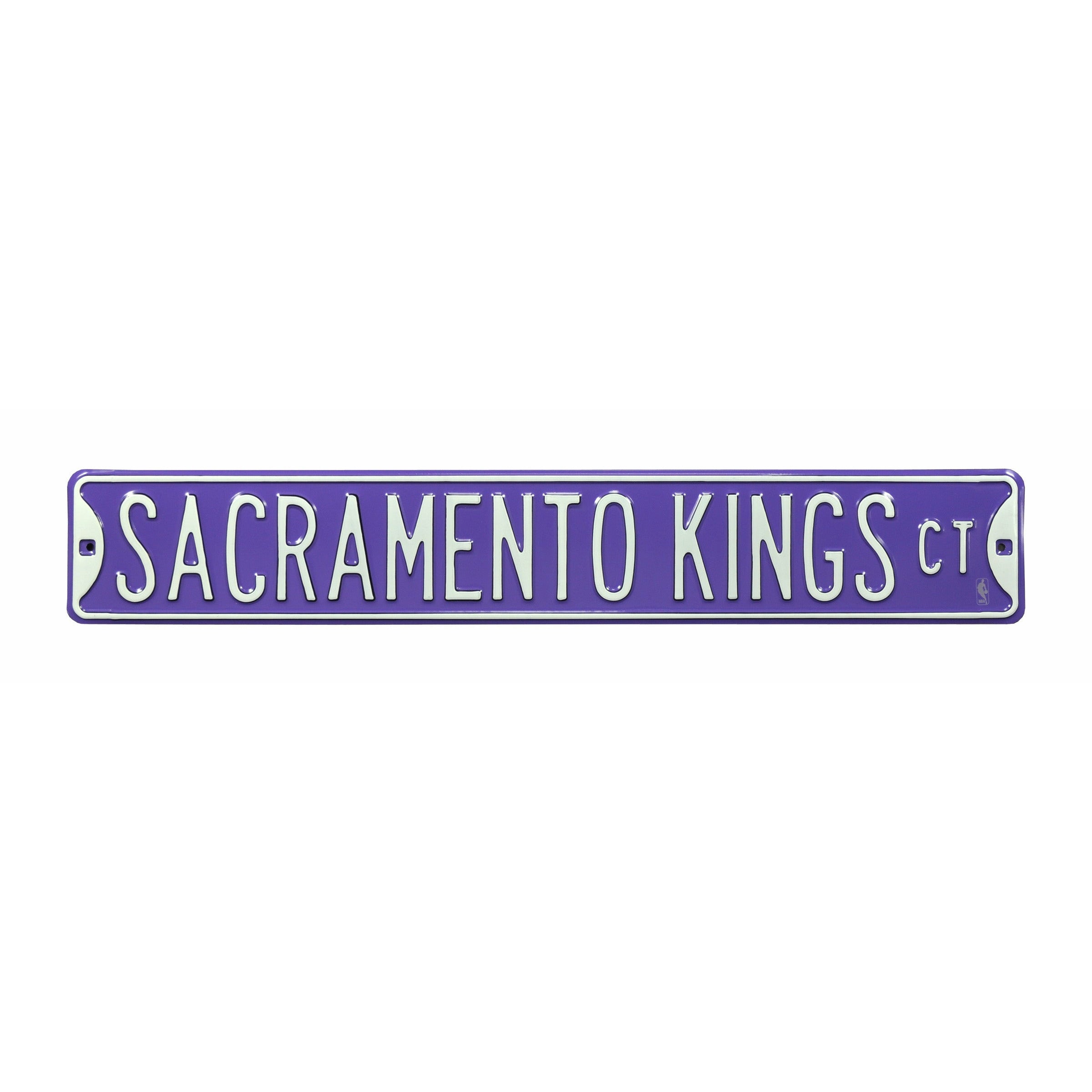 Sacramento Kings - SACRAMENTO KINGS CT - Embossed Steel Street Sign