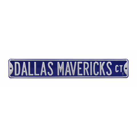 Dallas Mavericks - DALLAS MAVERICKS CT - Embossed Steel Street Sign