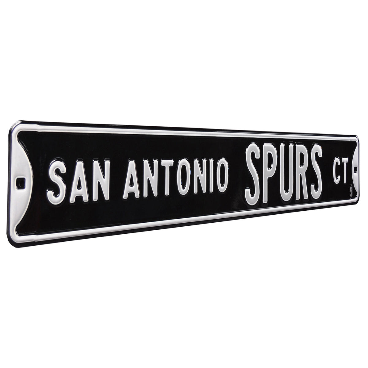 San Antonio Spurs - SAN ANTONIO SPURS CT - Embossed Steel Street Sign ...