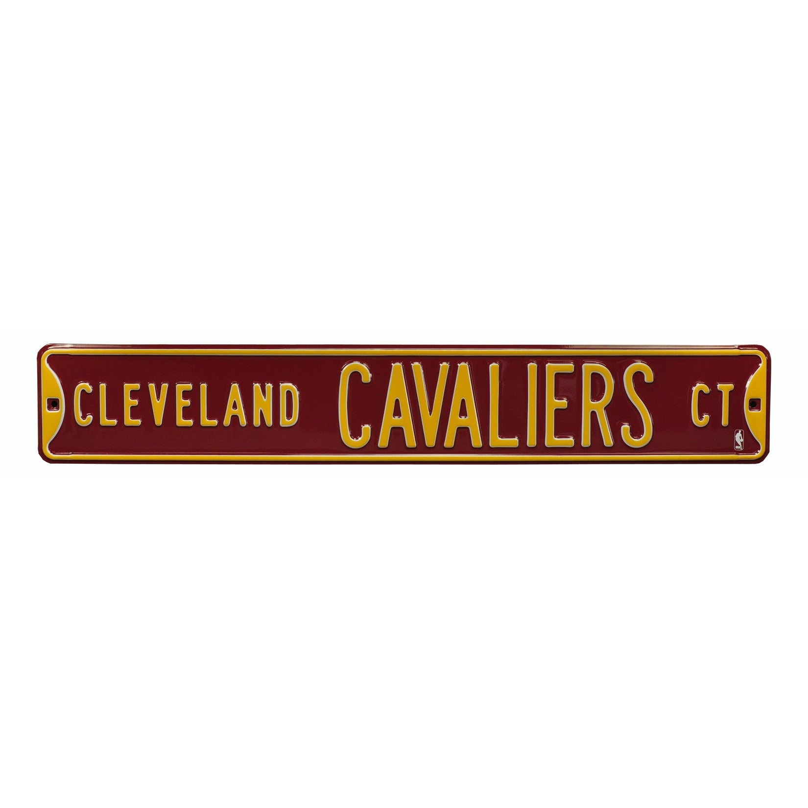 Cleveland Cavaliers - CAVALIERS CT - Embossed Steel Street Sign