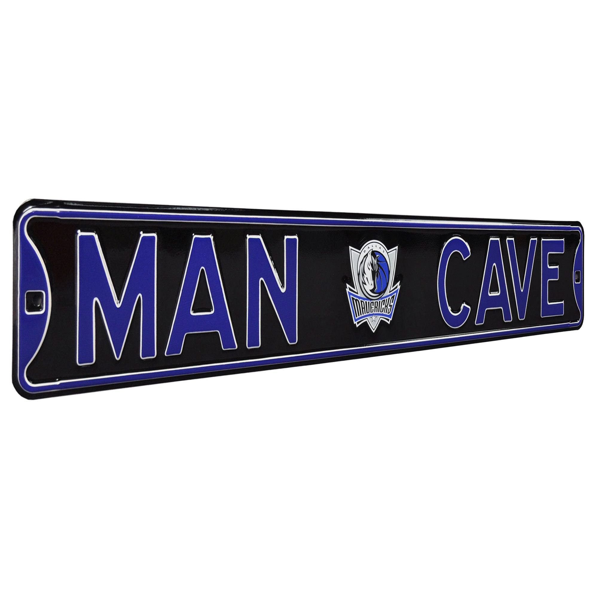 Dallas Mavericks - MAN CAVE - Embossed Steel Street Sign