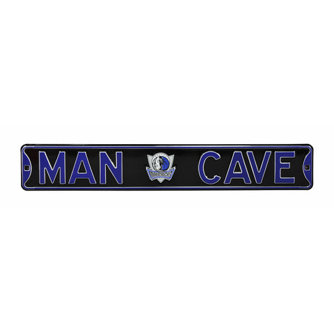 Dallas Mavericks - MAN CAVE - Embossed Steel Street Sign