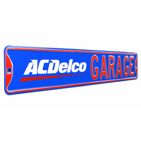 AC Delco - GARAGE - Embossed Steel Street Sign