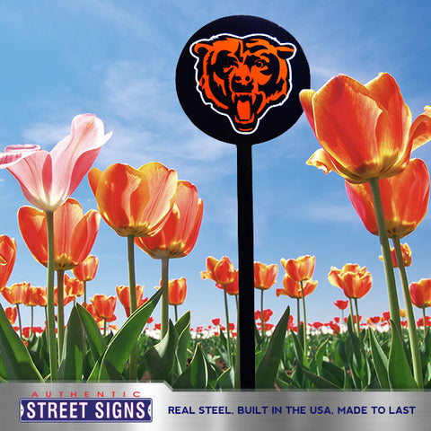 Chicago Bears Steel Garden Stake