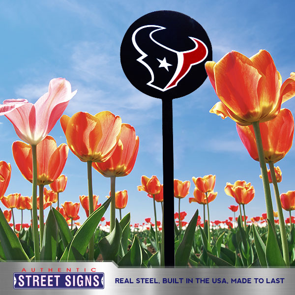 Houston Texans Steel Garden Stake