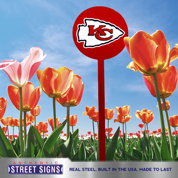 Kansas City Chiefs Steel Garden Stake