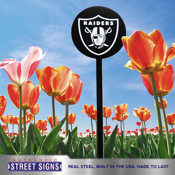 Las Vegas Raiders Steel Garden Stake