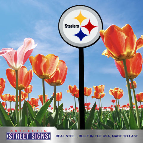 Pittsburgh Steelers Steel Garden Stake