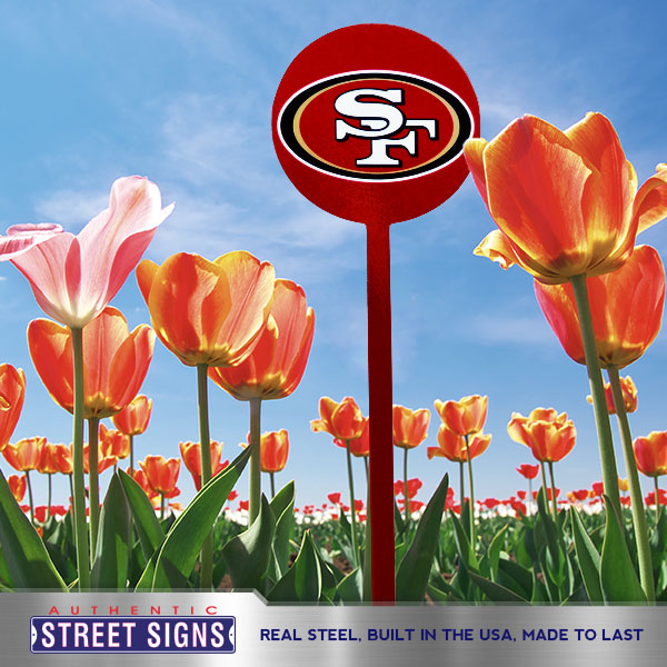 San Francisco 49ers Steel Garden Stake