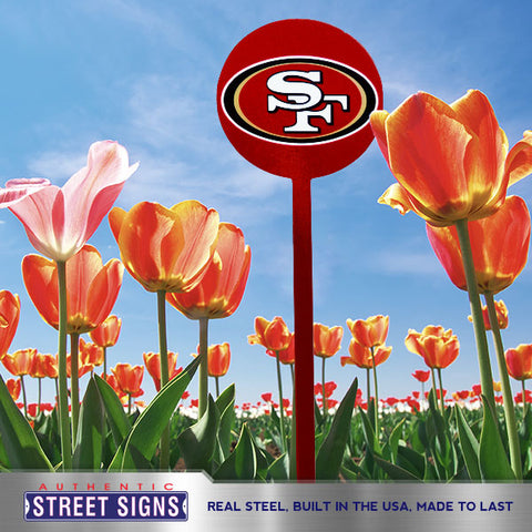 San Francisco 49ers Steel Garden Stake
