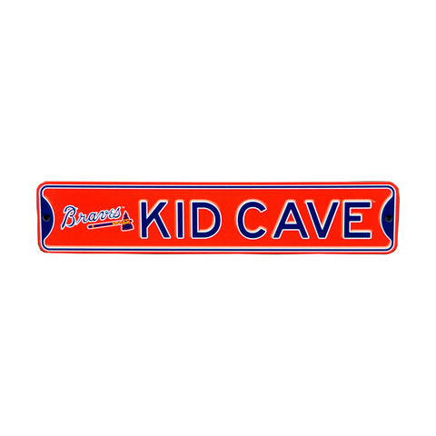 Atlanta Braves - KID CAVE - Steel Street Sign