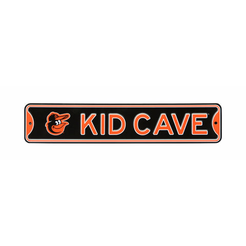 Baltimore Orioles - KID CAVE - Steel Street Sign