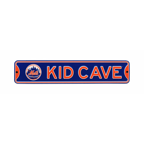 New York Mets - KID CAVE - Steel Street Sign