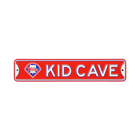 Philadelphia Phillies - KID CAVE - Steel Street Sign