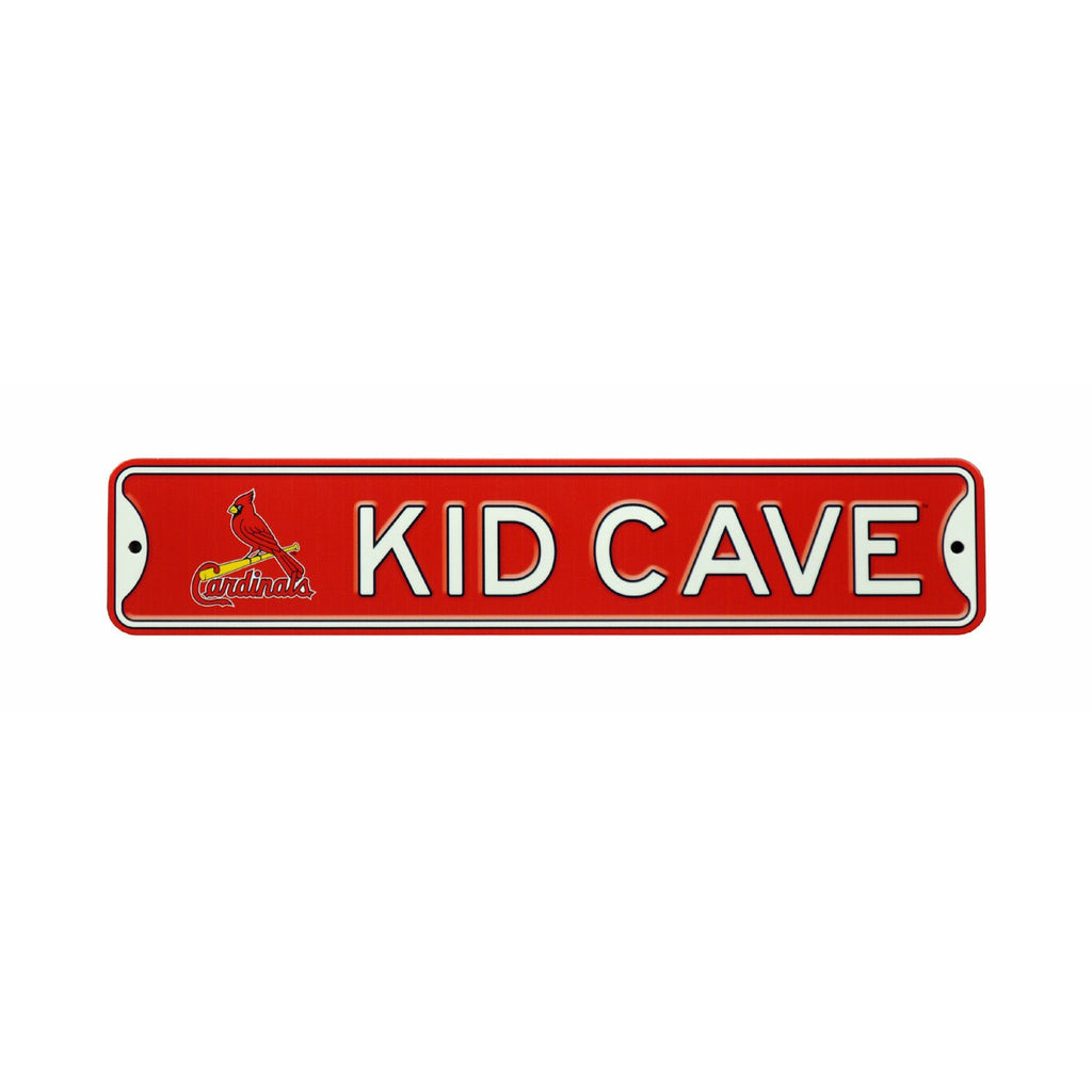 St. Louis Cardinals - KID CAVE - Steel Street Sign