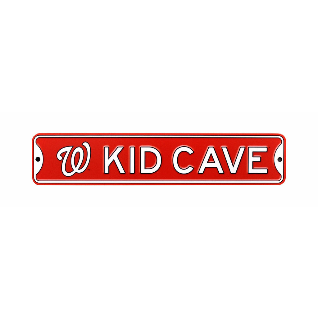 Washington Nationals - KID CAVE - Steel Street Sign