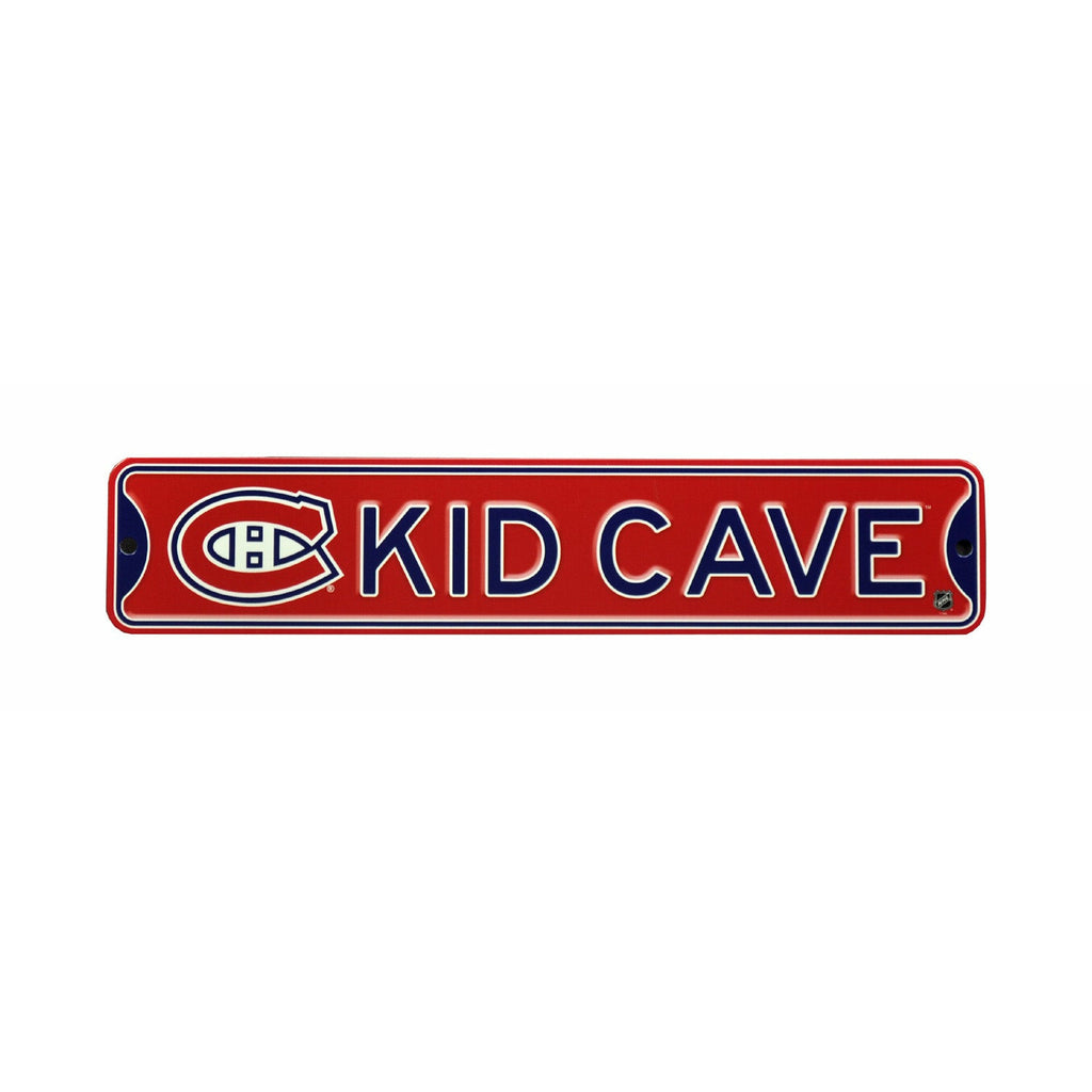 Montreal Canadiens - KID CAVE - Steel Street Sign