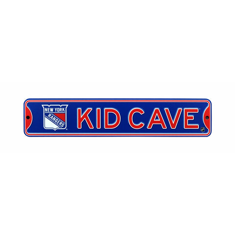 New York Rangers - KID CAVE - Steel Street Sign