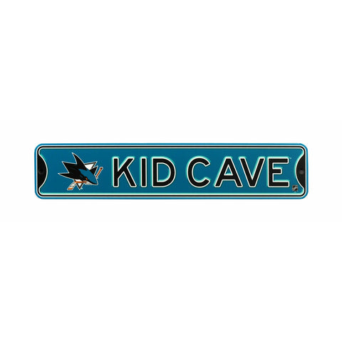 San Jose Sharks - KID CAVE - Steel Street Sign
