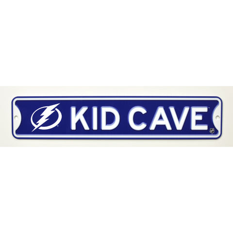 Tampa Bay Lightning - KID CAVE - Steel Street Sign