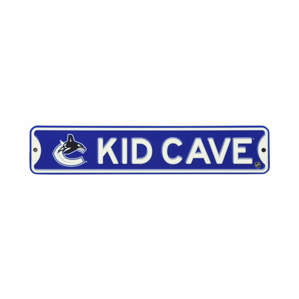 Vancouver Canucks - KID CAVE - Steel Street Sign