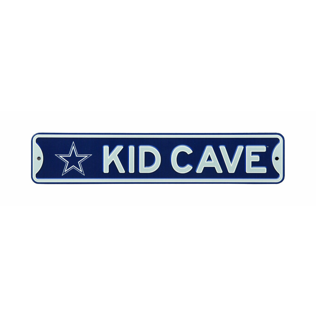 Dallas Cowboys - KID CAVE - Steel Street Sign