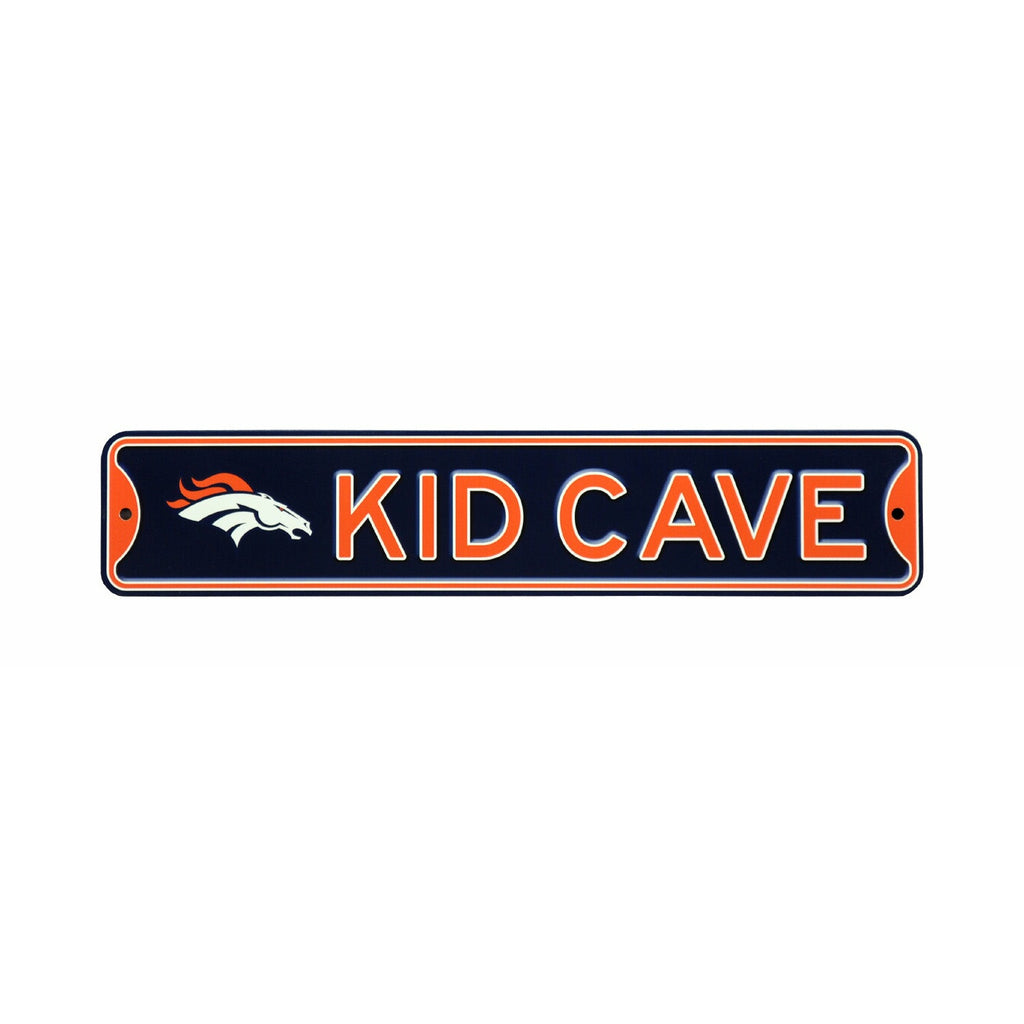 Denver Broncos - KID CAVE - Steel Street Sign