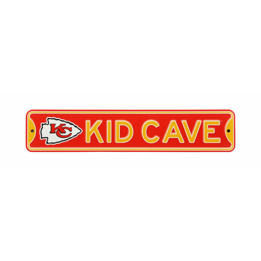 Kansas City Chiefs - KID CAVE - Steel Street Sign