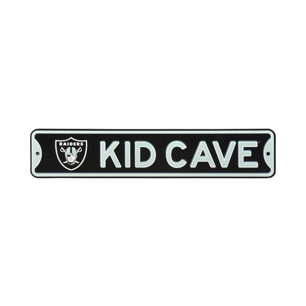 Las Vegas Raiders - KID CAVE - Steel Street Sign