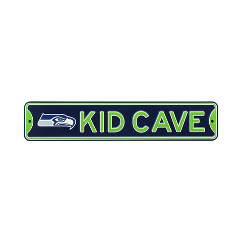 Seattle Seahawks - KID CAVE - Steel Street Sign