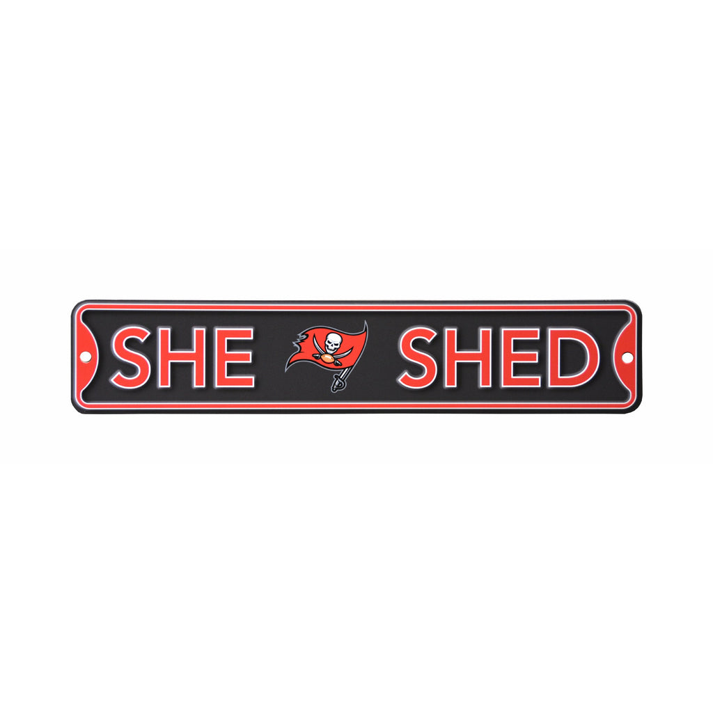 Tampa Bay Buccaneers - SHE SHED - Steel Street Sign